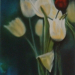 Weisse Tulpen